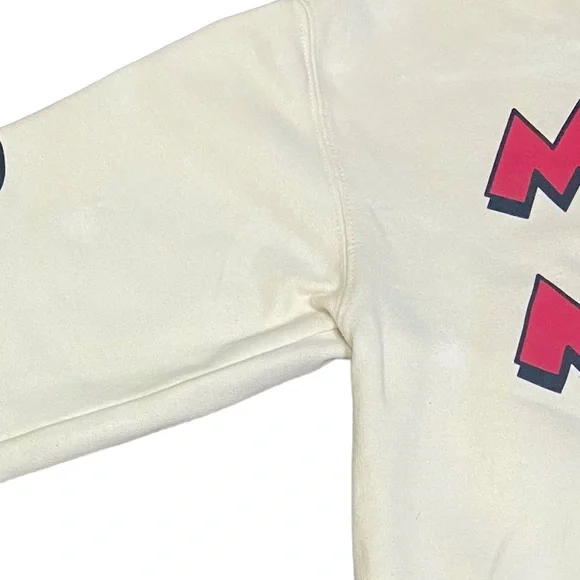 Disney Mickey and Minnie Long Sleeve Fleece Sweatshirt Juniors Medium oversized - Picture 5 of 12